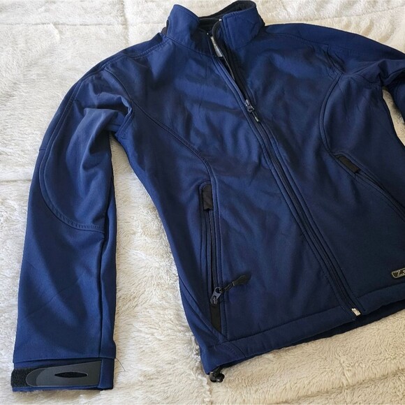TURFER ATHLETIC: Ladies Jacket in Navy Blue Size Medium - Picture 3 of 7